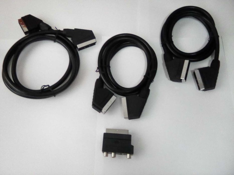 Cabluri euroscart + reductie ESCART la RCA si SVideo