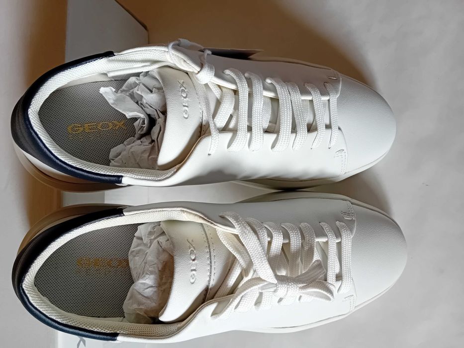 Geox, Sneakers U Velletri A, Alb, 41