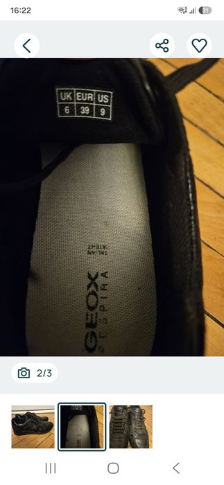 Sneakers Geox piele 39