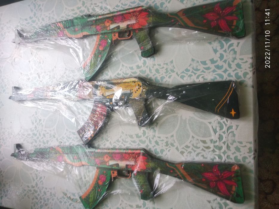 Автомат АК-47 деревянная игрушка