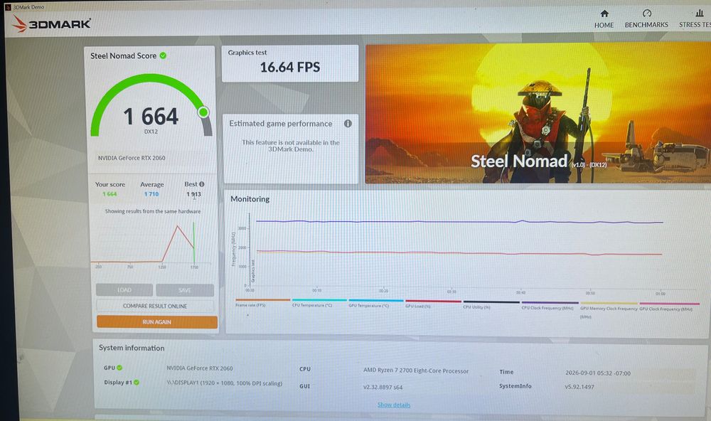 Pc gaming RTX 2060 + Ryzen 7 2700 ,16gb ram 3200mhz RGB ssd 512gb