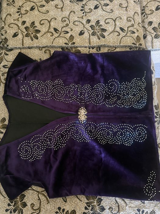 Рубашка шелковая и жилет каз