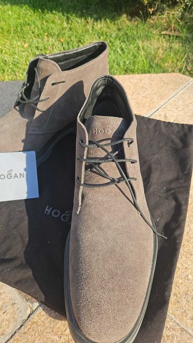Ghete Hogan piele intoarsa marimea 46