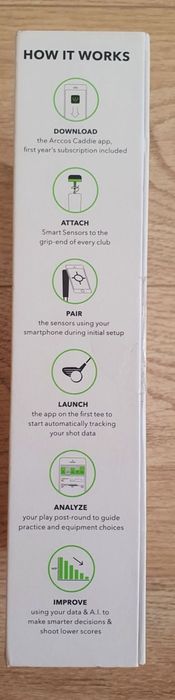 Vand senzori crose golf Arccos Caddie 2nd generation.