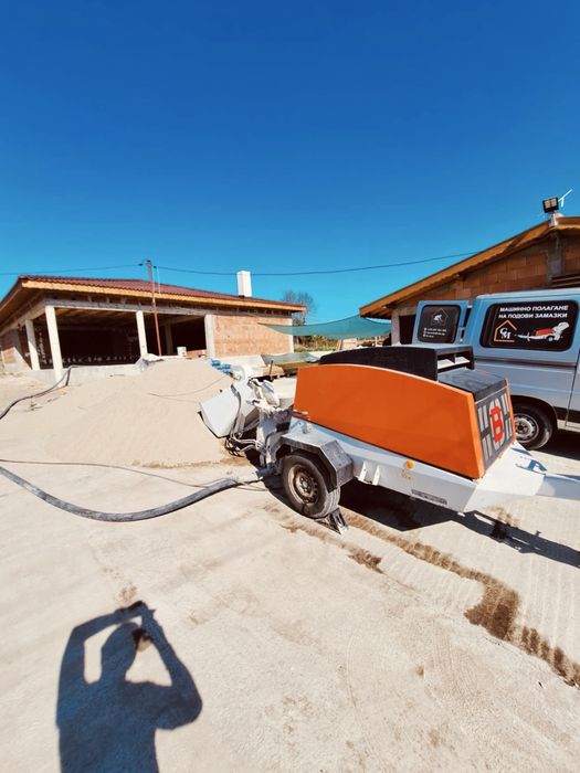 Полагане на земновлажна Замазка