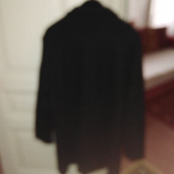 Scurta eleganta casual din Stofa neagra XL