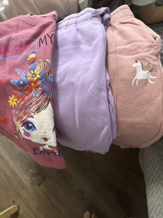 Большой пакет одежды на девочку 3-5л+сапожки почти новые 27р