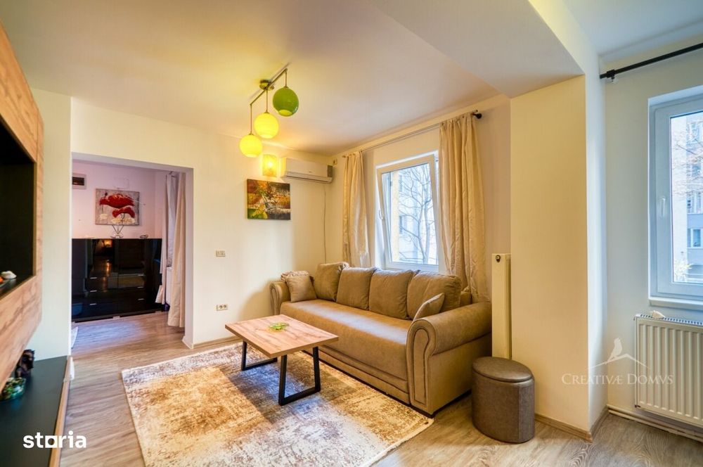 Gara de Nord / Apartament cu doua camere in vila / Centrala proprie