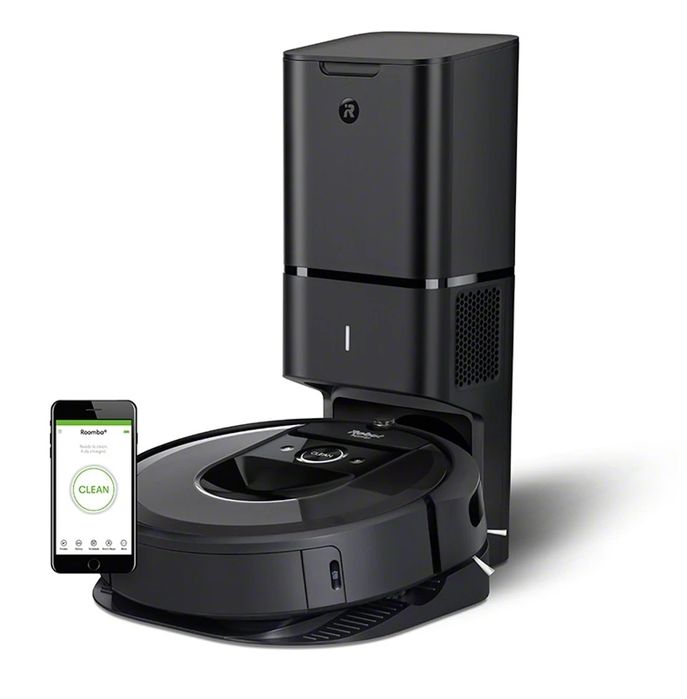 Прахосмукачка-РОБОТ IROBOT ROOMBA I7+ BLACK i755840