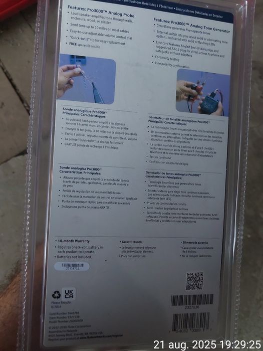 FLUKE/cabluri/cables tracker