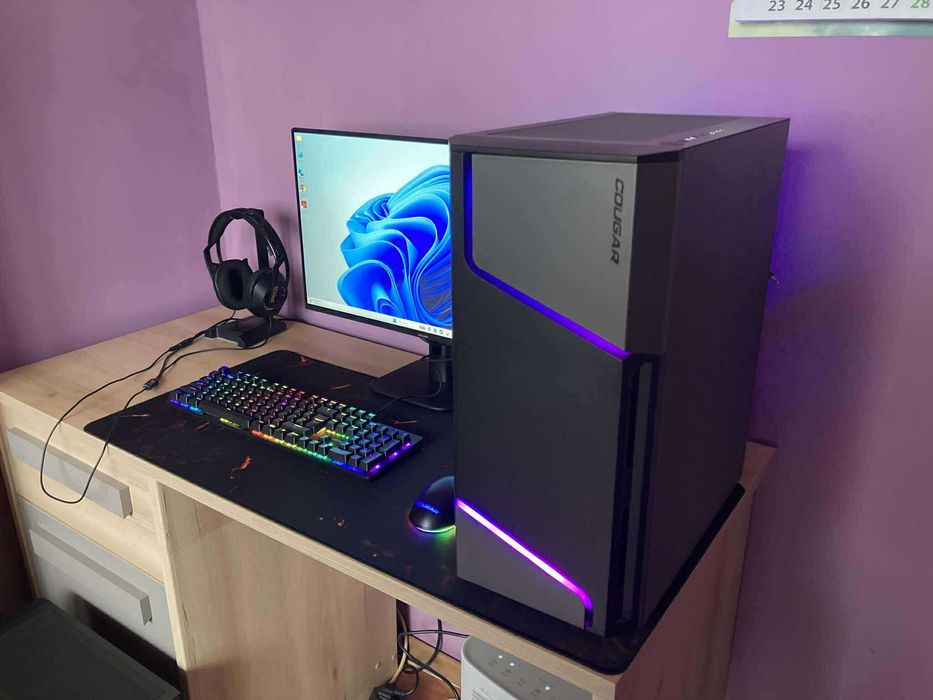 Геймърски компютър AMD 8x4,30Ghz, GTX 660, 16GB RAM, SSD, Windows 11