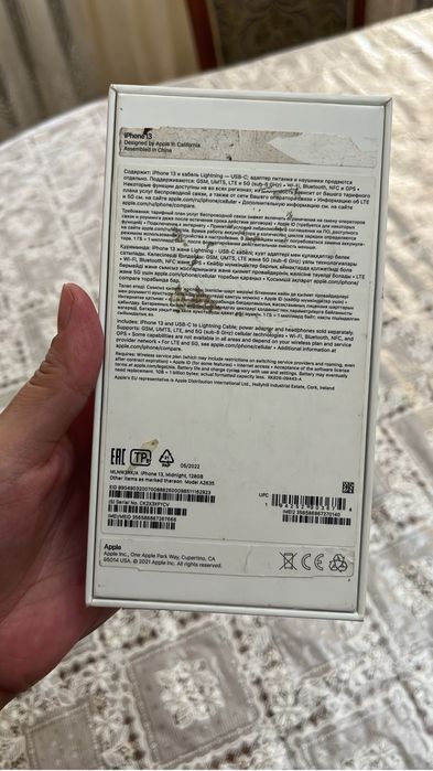 iphone 13 midnight 4/128 gb nano sim +eSim