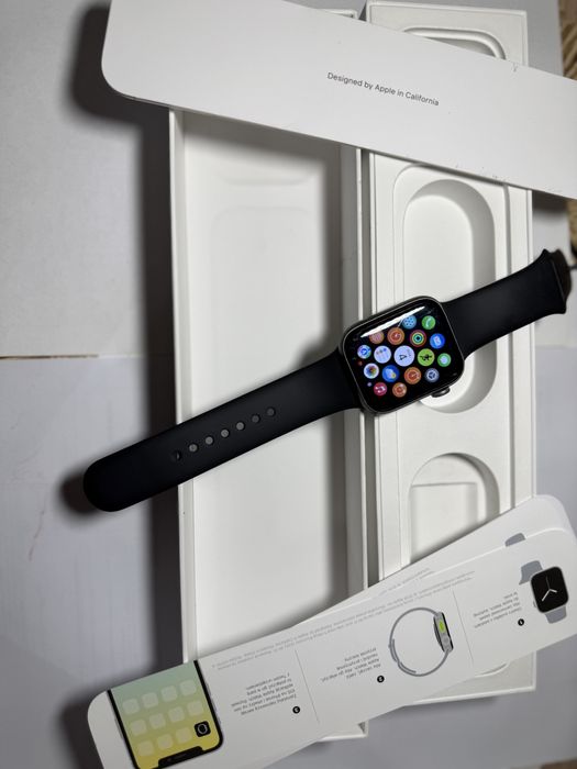 Vand appel watch seria 4 gps+celular 44 mm aluminiu