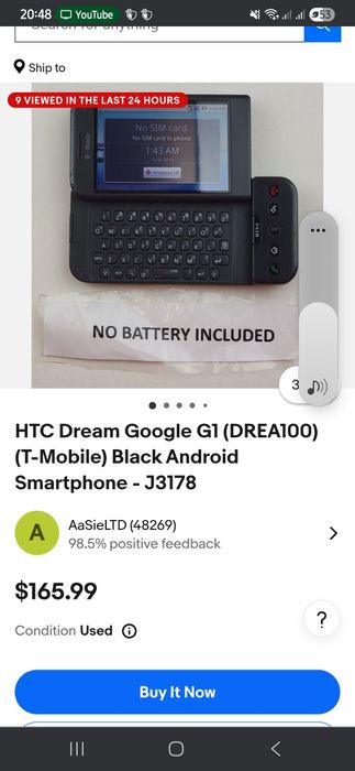 Assalom alekum telefon sotiladi Original Google T Mobile Htc