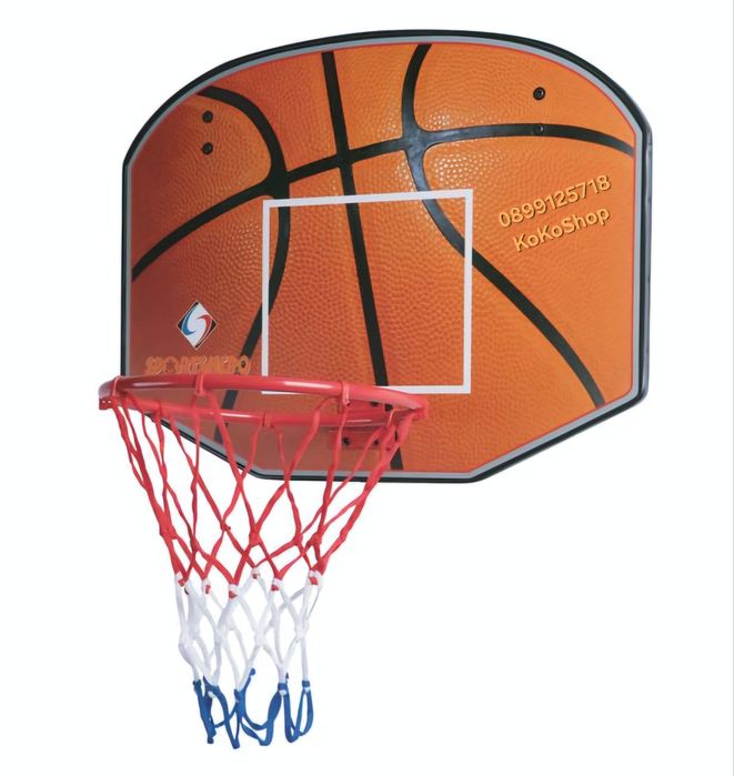 Баскетболен кош с топка-61x3x47 см.,баскетболно табло,кош за баскетбол