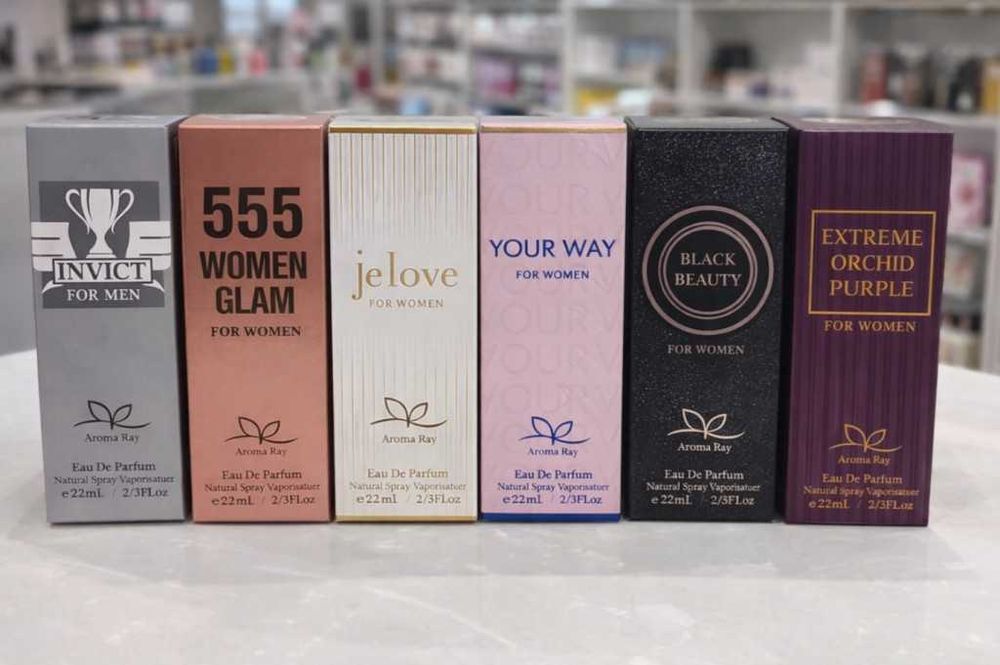 Комплект от 6 броя луксозни парфюма по 22мл – разнообразие от аромати за всеки повод