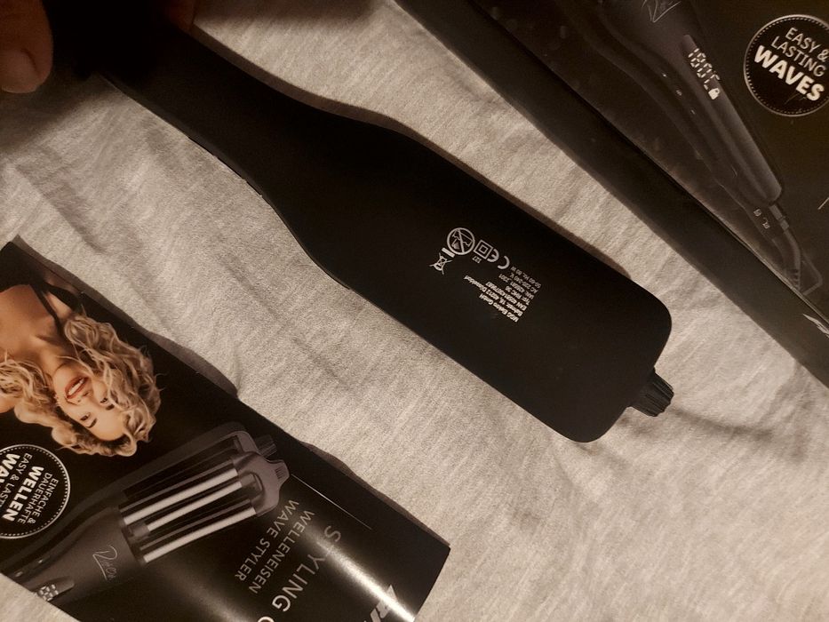 Ретро преса  за коса за ретро къдрици с дисплей керамично покритие