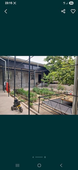 Uy sotlad Zangiotada 4 sotix 7 ta xona 1 ta ayvon remoʻnti ideal