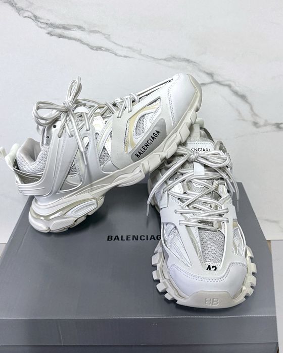Balenciaga track full white