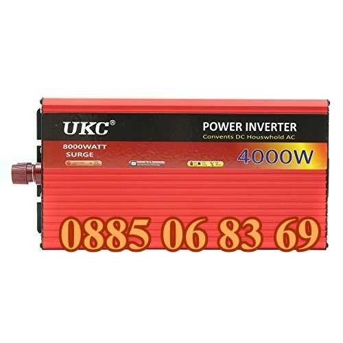 Инвертори 500W, 1000W, 2000W, 4000W  12V/24V 220V, преобразовател
