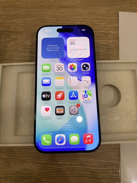 iPhone 16 Pro 256GB Black Titanium — Гарантия 1 год