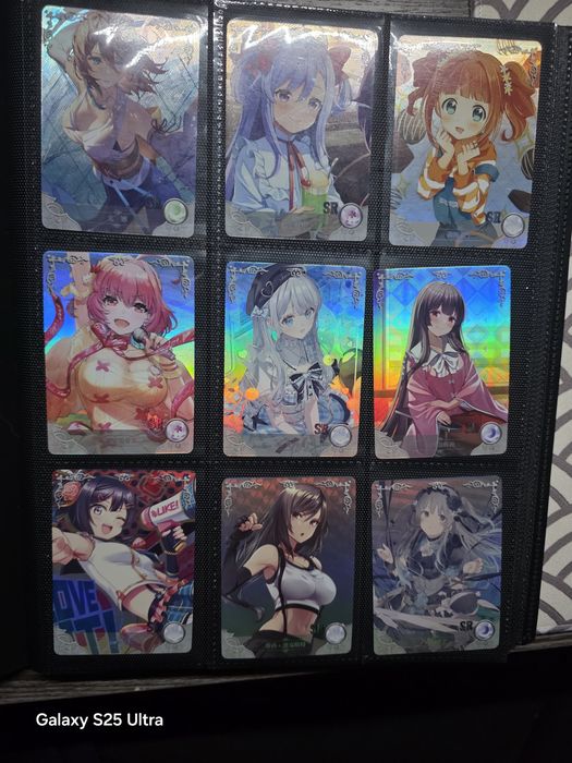 Продам коллекционные карточки по аниме вайфу