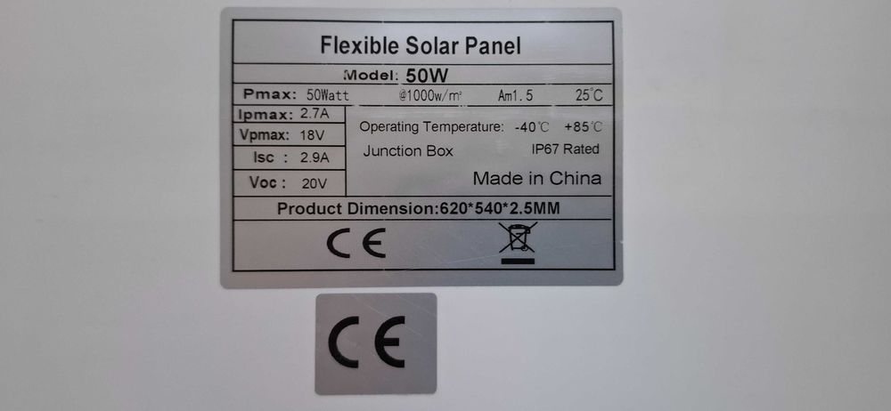 Barca, Rulota, Cort - Panouri Solare Flexibile 100w / NOU !!!