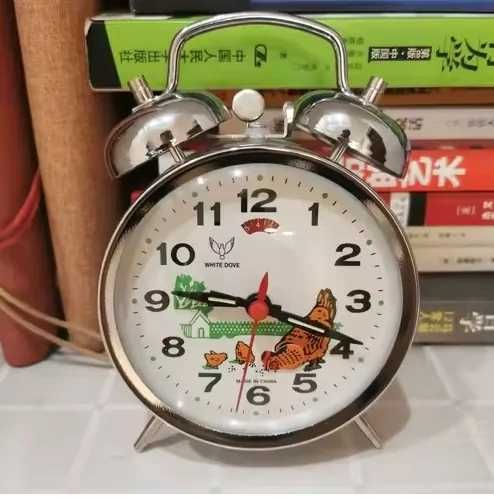 Ceas de birou mecanic retro alarmă ceas de birou metalic desteptator