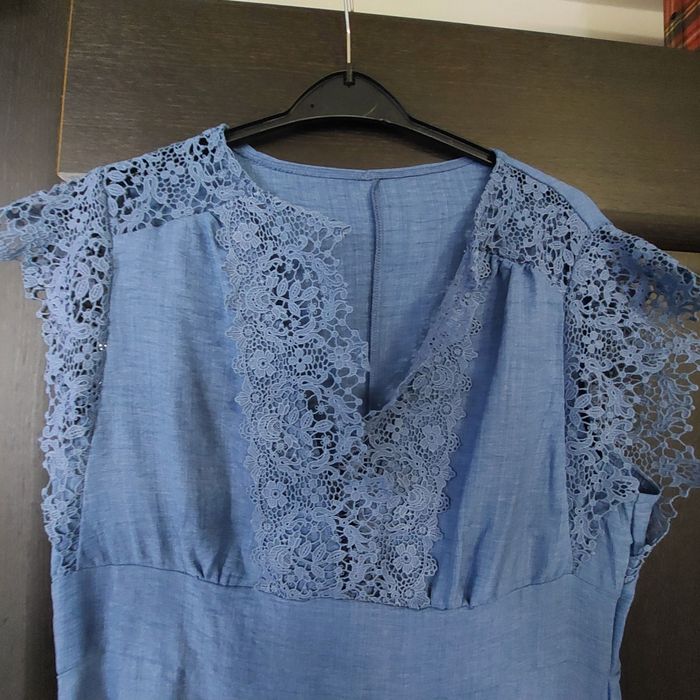 Rochiță dantela bleu Shein mar xl 44