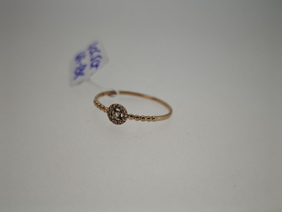 Inel aur 18k 0.84gr cu diamante naturale (r)