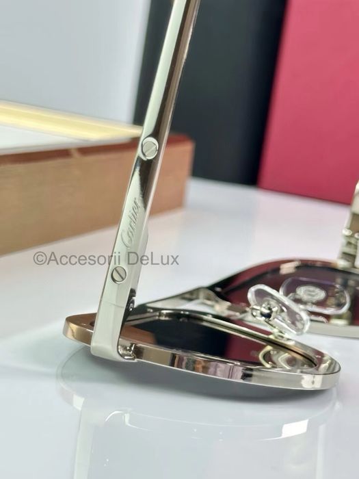 Ochelari de Soare Cartier CT0195S Noi Full Box Santos De Cartier [Verificare Colet]Silver