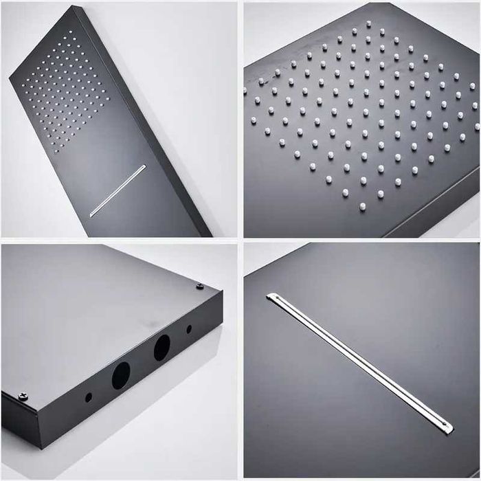 Термостатен душ за вграждане с функция "водопад"