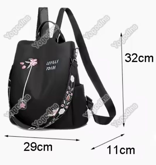 Нова дамска текстилна раница за всекидневна употреба