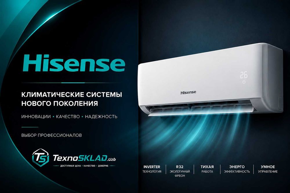 Кондиционер HISENSE от 12 до 36 сплит колонны инвертор