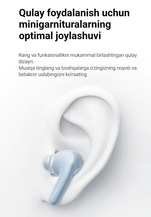 Redmi buds 6 lite qora, oq ranglari original