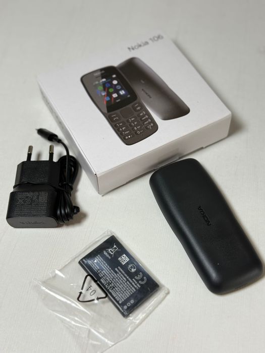 Telefon Mobil Nokia 106 (2018), Dual SIM, 4MB RAM, Ecran 1.8 inch, RO-ALERT, Negru