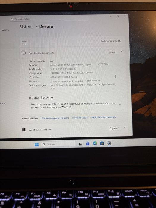 Laptop ideapad Gaming 3-15ACH6 Laptop-Type 82K2