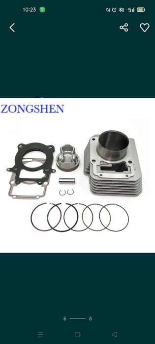 Zongshen бигбор для 172fmm. 75мм поршень