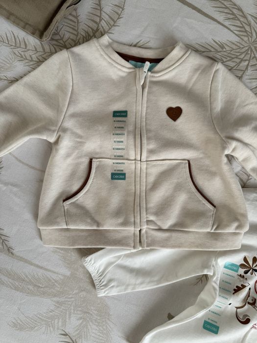 Нов комплект бебешки дрешки Okaidi