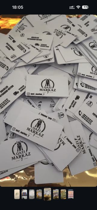 Nakleyka ,Etiketka(sticker),Vizitka, Qodoqlash (Upakovka)
