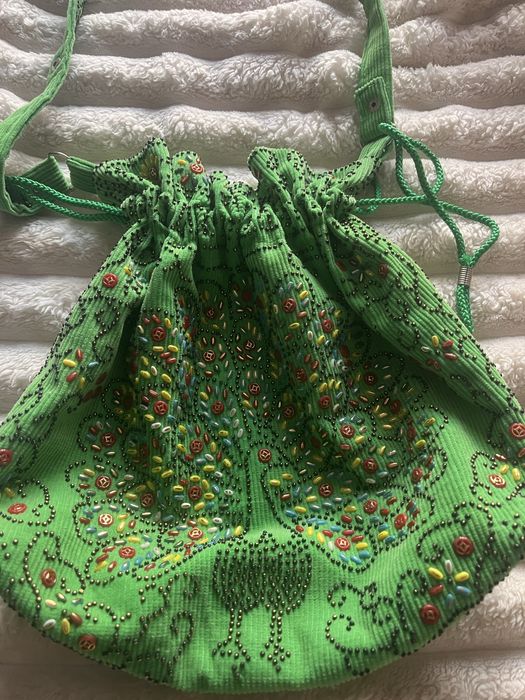 Posetuta stil rucsac verde