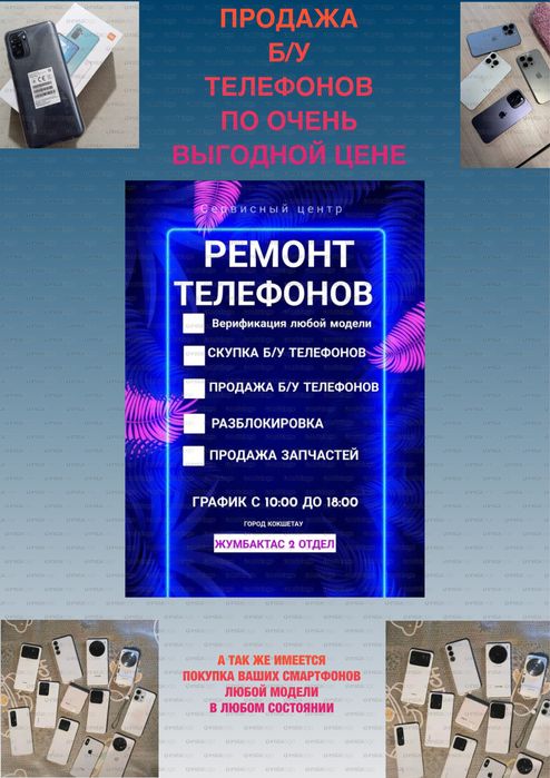 Продажа б/у телефонов