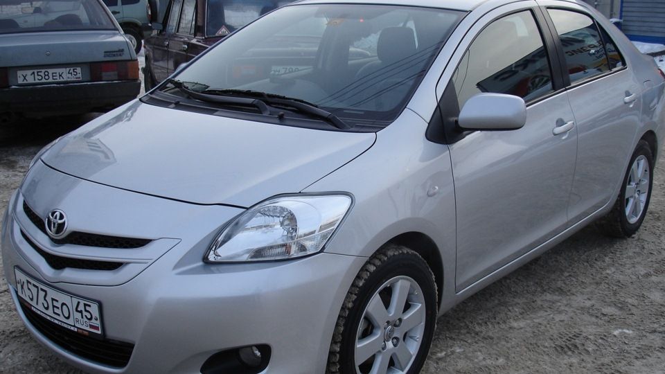 бампер/фара/фонарь/капот на Toyota Yaris Sedan/Тойота Ярис Седан 07-11