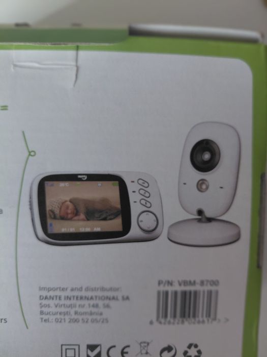 Baby monitor camera video/sunet