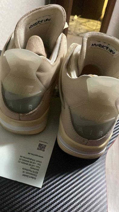 Jordan 4 Off White Sail