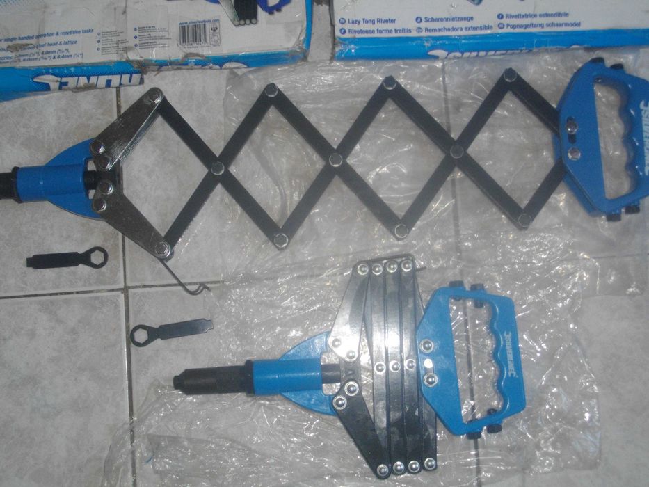 Италия Нова Ръчна Нитачка 3,2-6,4мм-5 Глави/Дюзи Профи Silverline Lazy