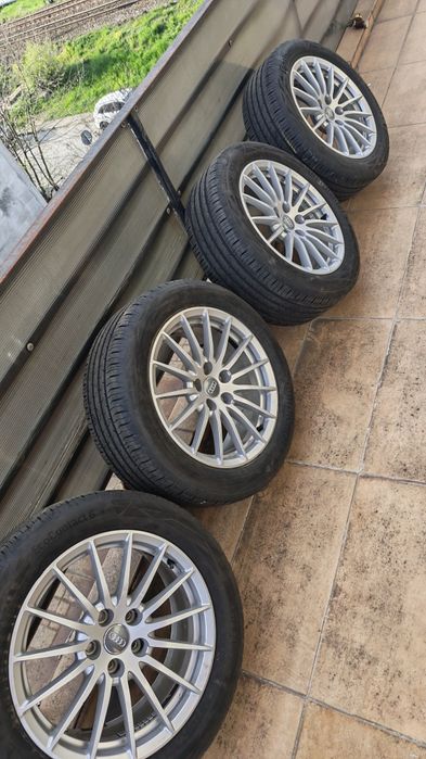 Jante audi 17 cu anvelope continental 225 50 17