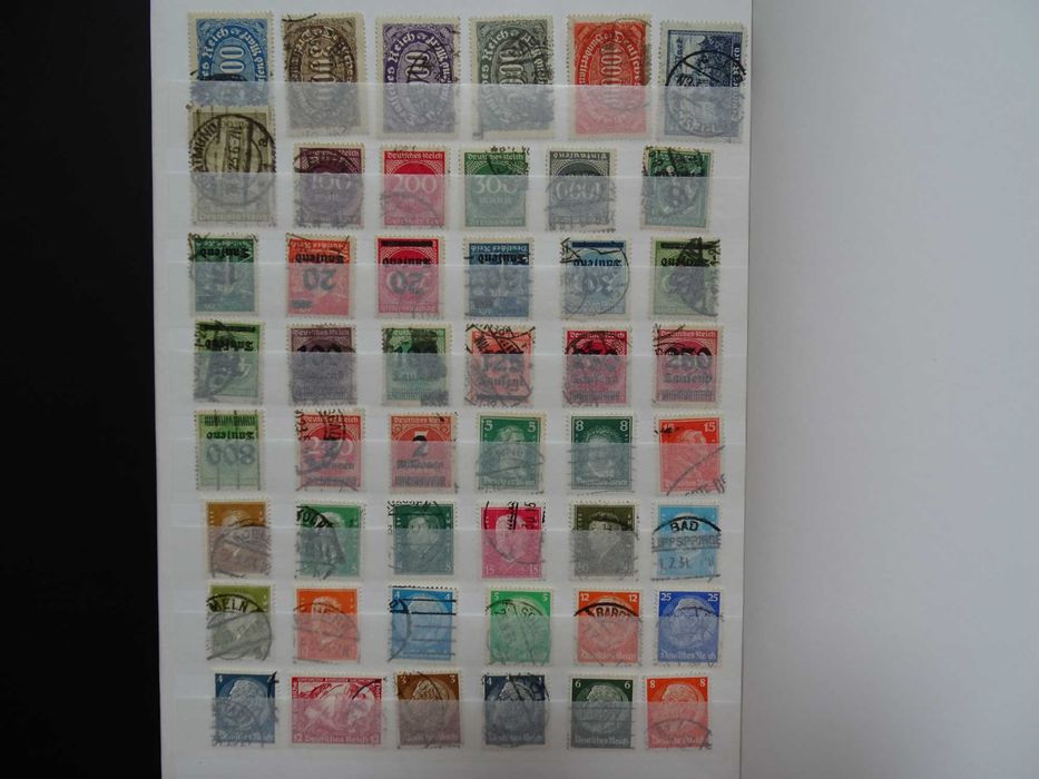 Germania Reich 1900-1945, Clasor cu timbre vechi Stamp/Nestamp (Lot 80