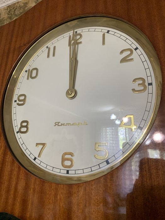 Часы напольные Янтарь