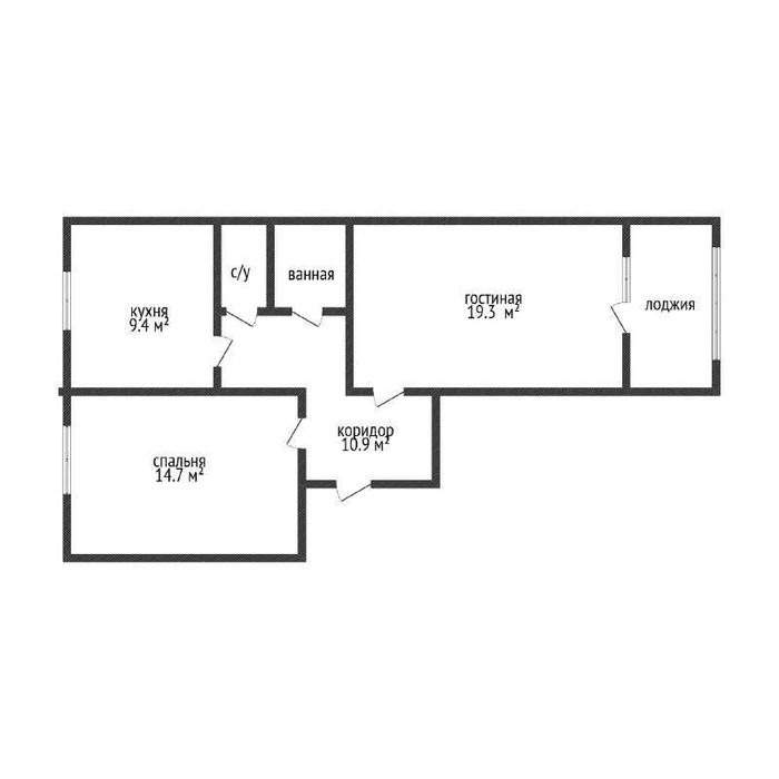 Продажа 2-комнатной квартиры Кунай